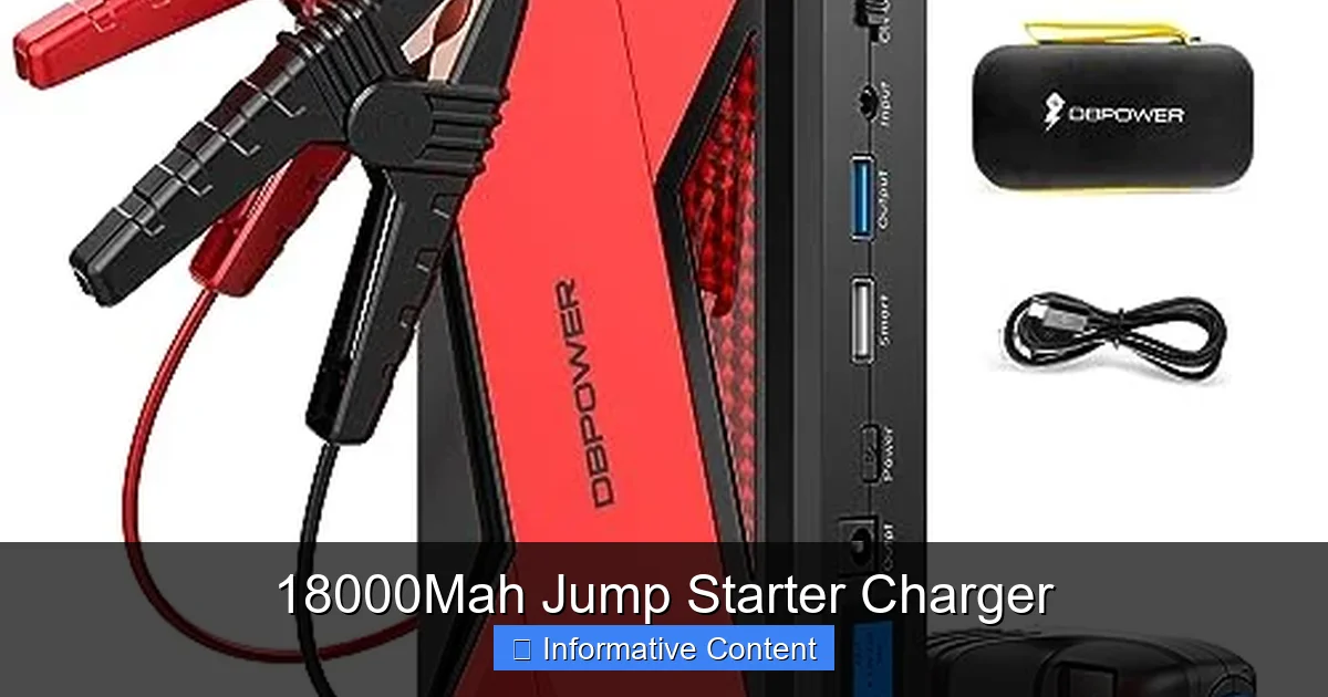 18000Mah Jump Starter Charger