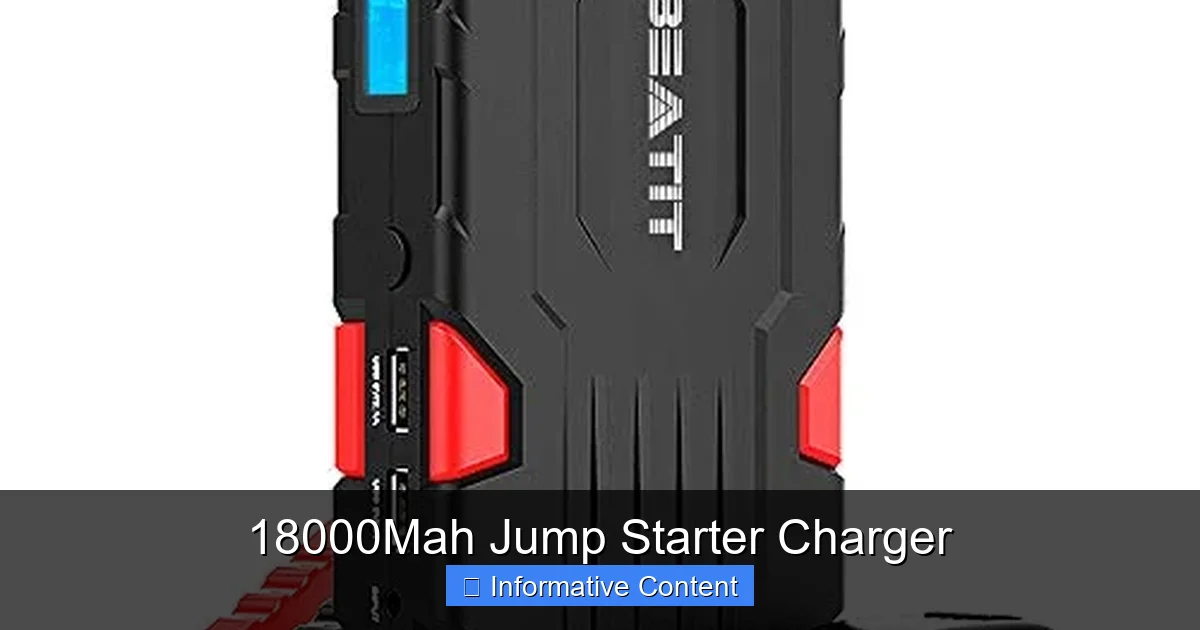 18000Mah Jump Starter Charger