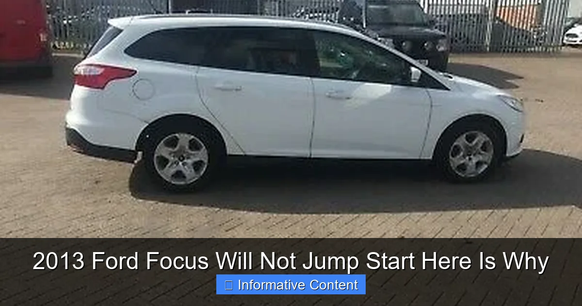 2013 Ford Focus Will Not Jump Start Here Is Why
