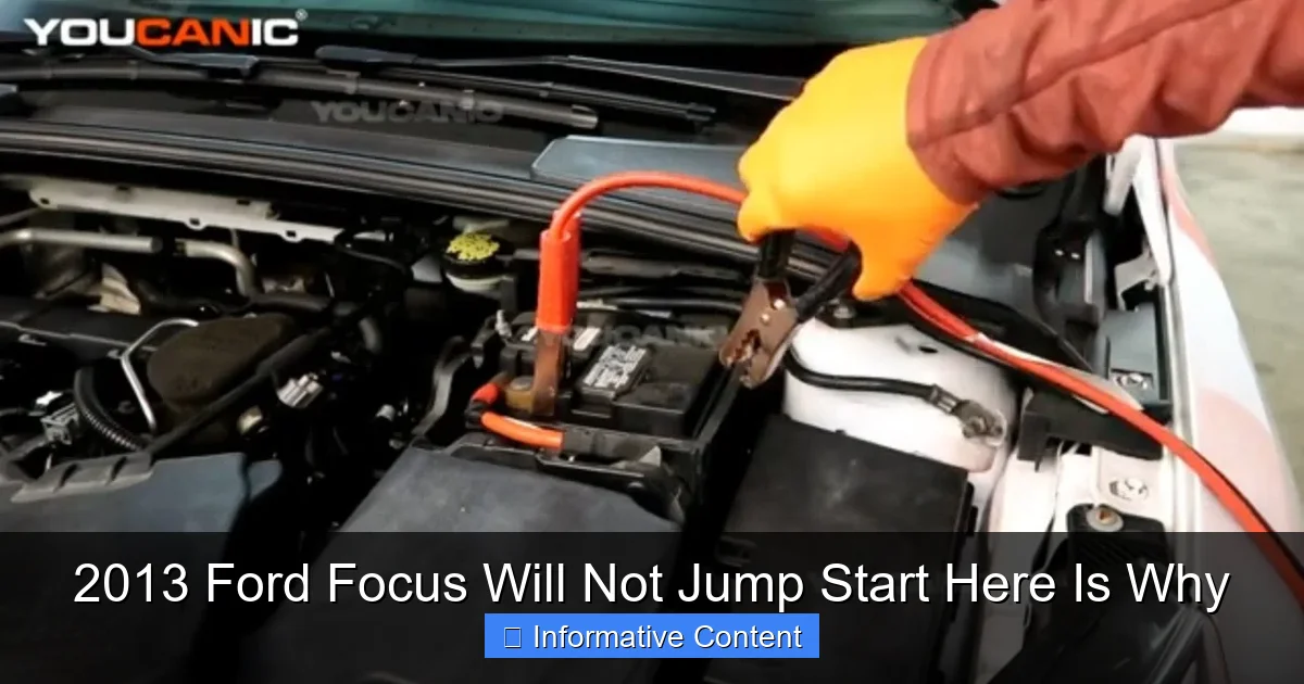 2013 Ford Focus Will Not Jump Start Here Is Why