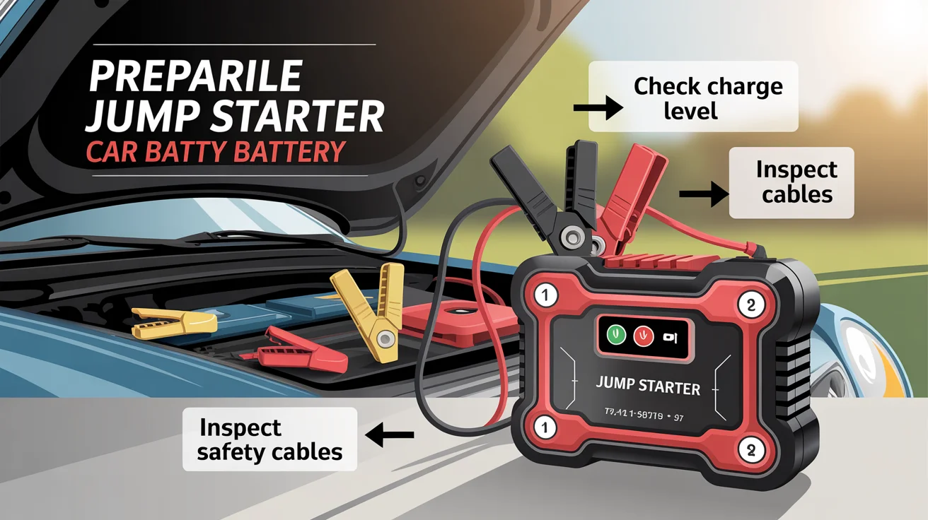 Jump Starter Activation Guide - Pre-Use Preparation
