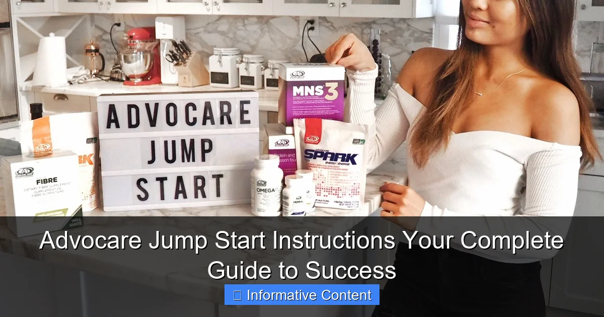 Advocare Jump Start Instructions Your Complete Guide to Success