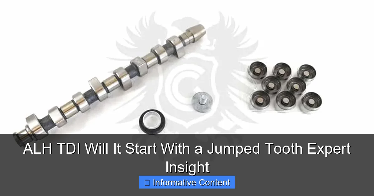 ALH TDI Will It Start With a Jumped Tooth Expert Insight