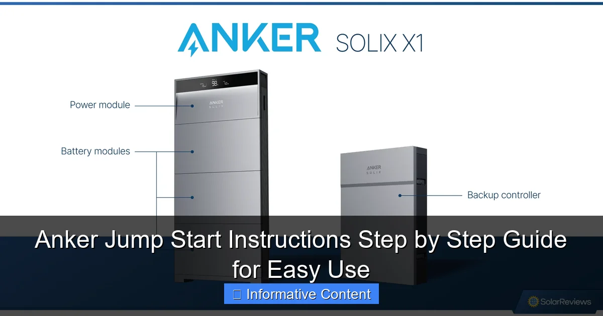 Anker Jump Start Instructions Step by Step Guide for Easy Use