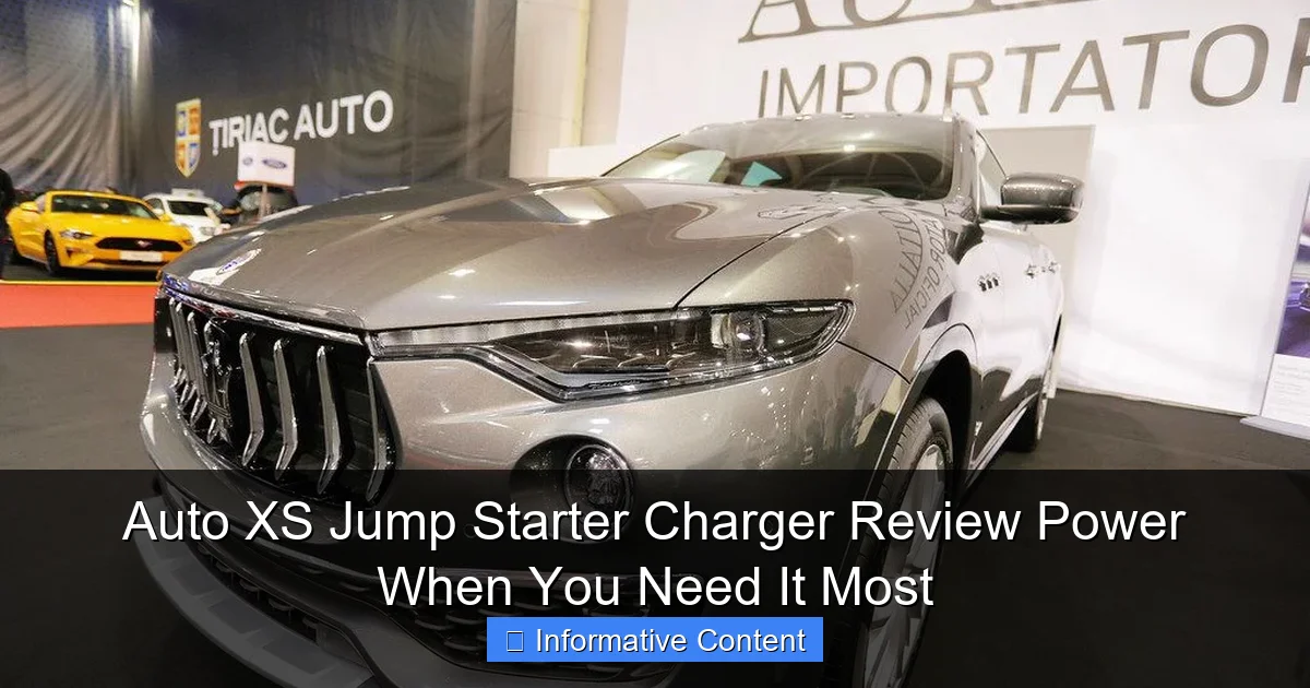 Auto XS Jump Starter Charger Review Power When You Need It Most