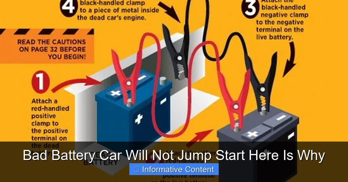 Bad Battery Car Will Not Jump Start Here Is Why