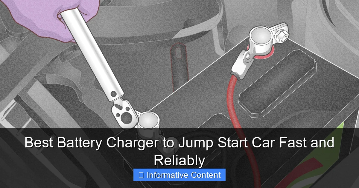 Best Battery Charger to Jump Start Car Fast and Reliably