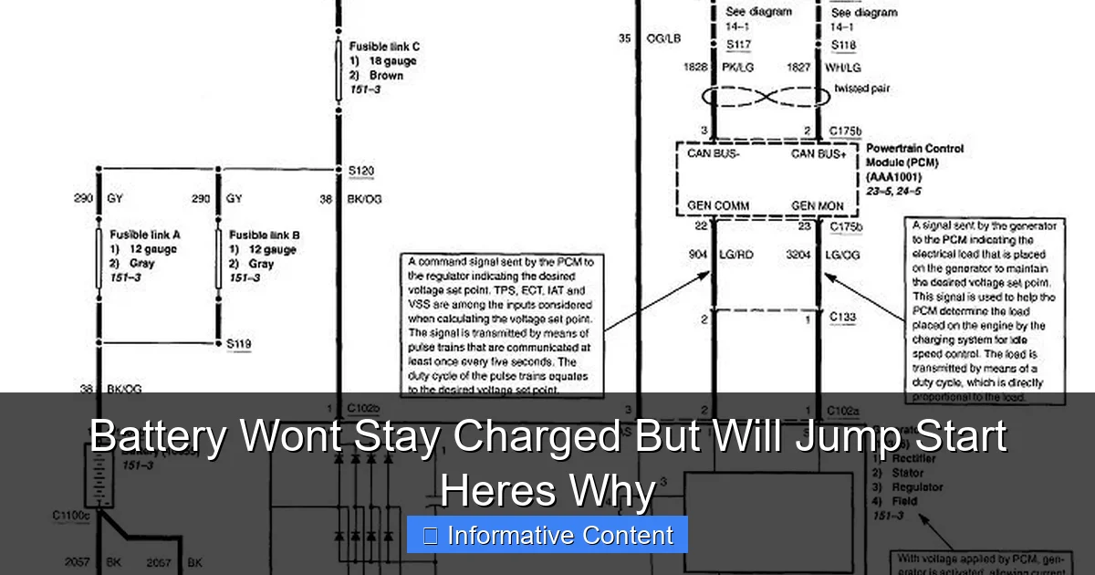 Battery Wont Stay Charged But Will Jump Start Heres Why