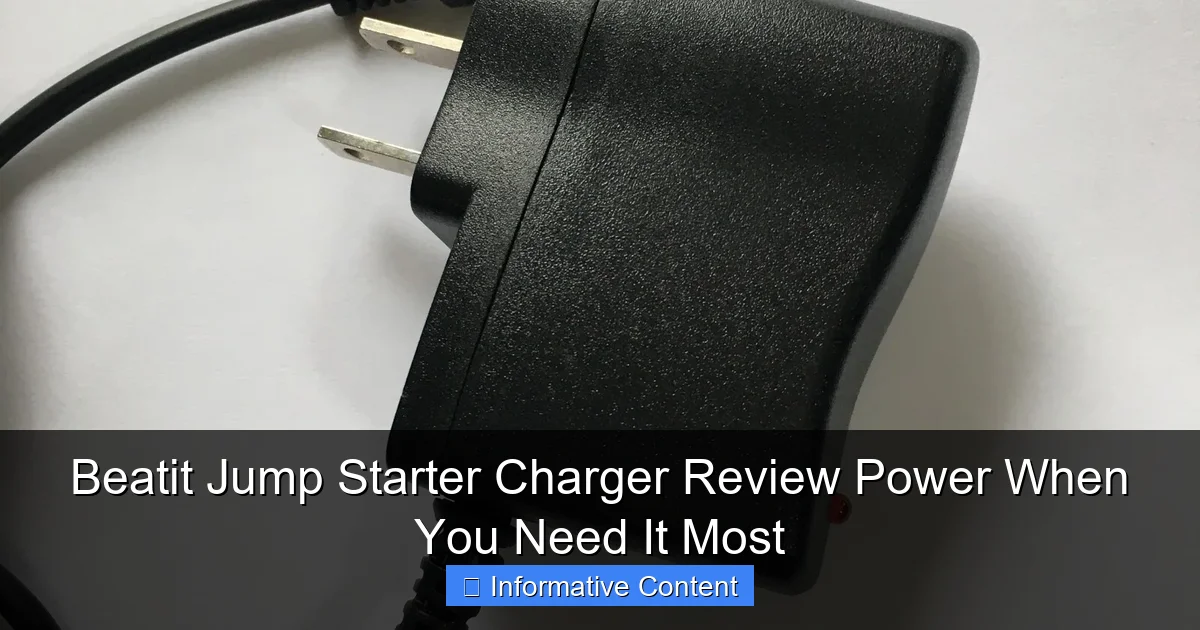 Beatit Jump Starter Charger Review Power When You Need It Most