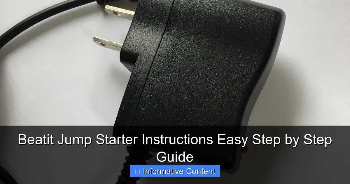 Beatit Jump Starter Instructions Easy Step by Step Guide