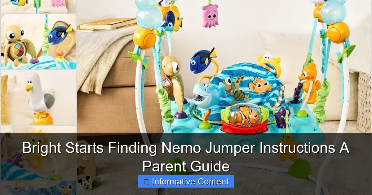Bright Starts Finding Nemo Jumper Instructions A Parent Guide