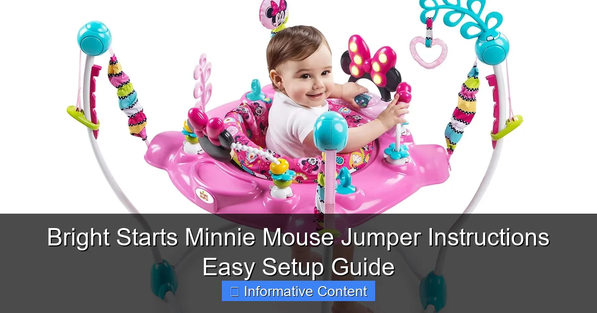 Bright Starts Minnie Mouse Jumper Instructions Easy Setup Guide