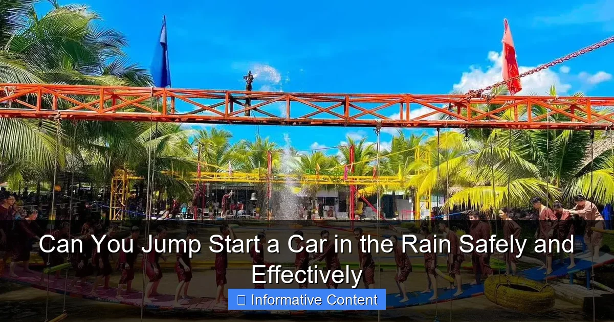 Can You Jump Start a Car in the Rain Safely and Effectively