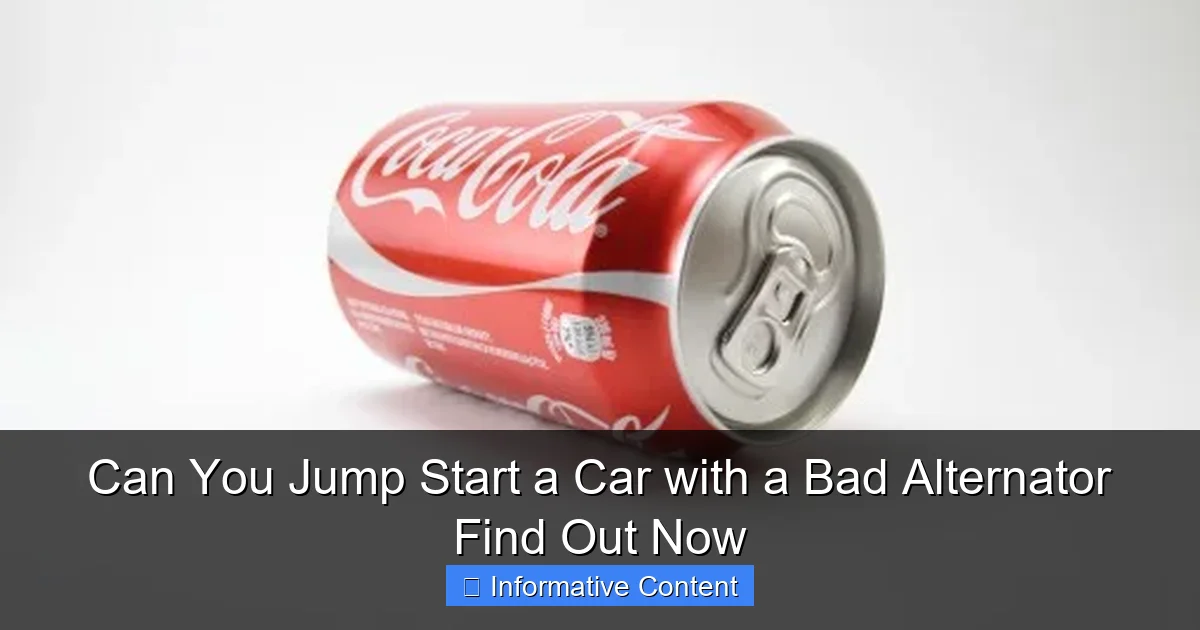 Can You Jump Start a Car with a Bad Alternator Find Out Now