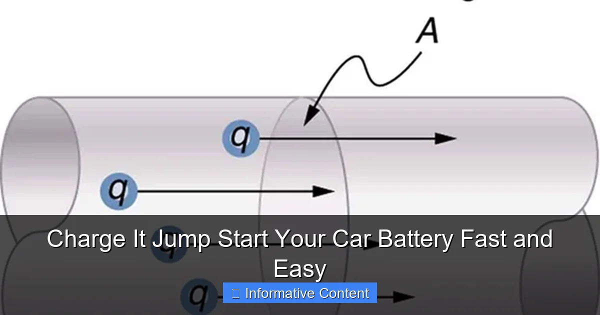 Charge It Jump Start Your Car Battery Fast and Easy