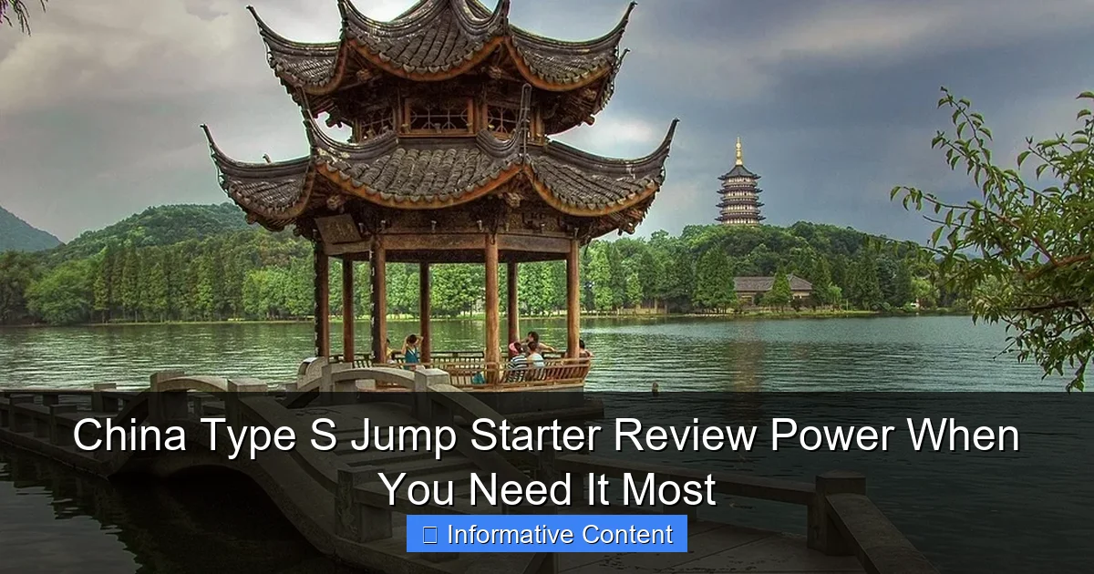 China Type S Jump Starter Review Power When You Need It Most