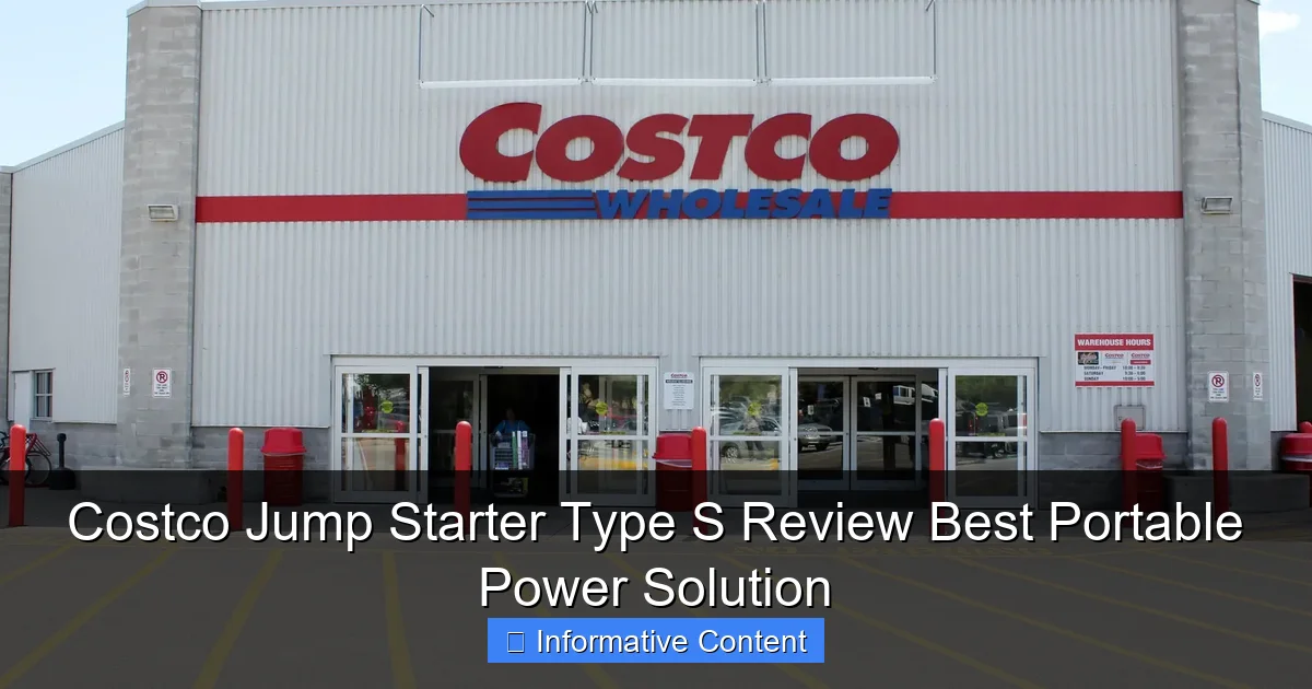 Costco Jump Starter Type S Review Best Portable Power Solution