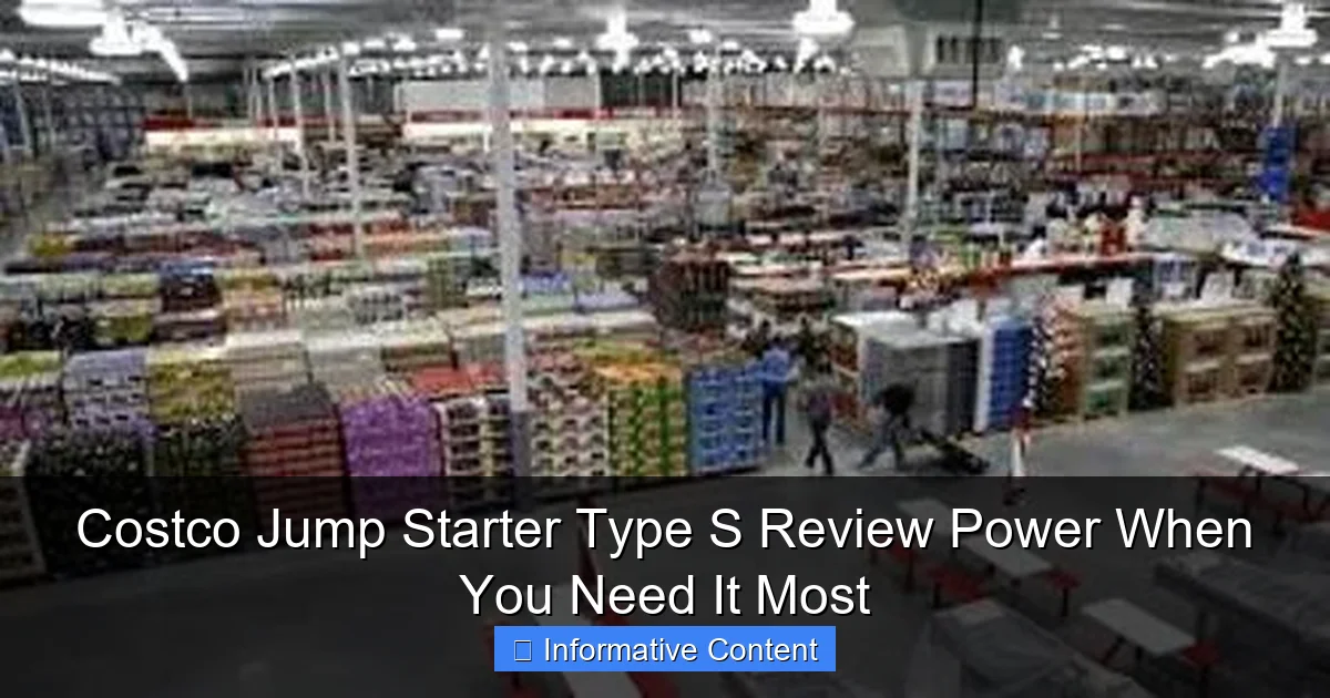Costco Jump Starter Type S Review Power When You Need It Most