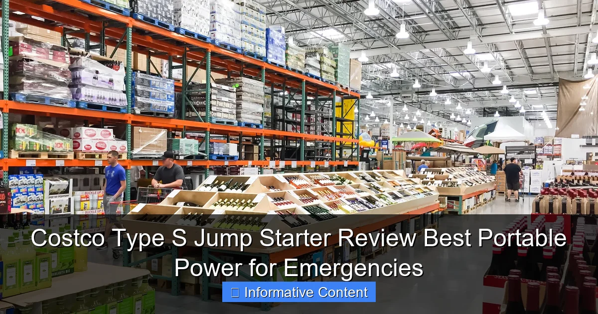 Costco Type S Jump Starter Review Best Portable Power for Emergencies