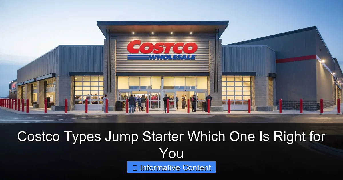 Costco Types Jump Starter Which One Is Right for You