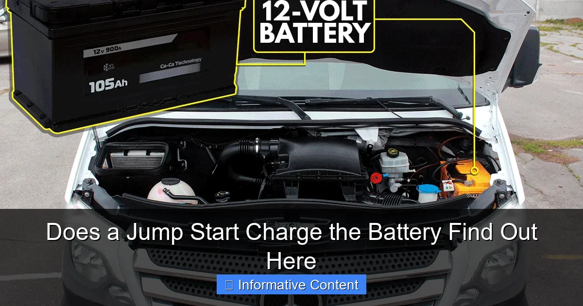 Does a Jump Start Charge the Battery Find Out Here
