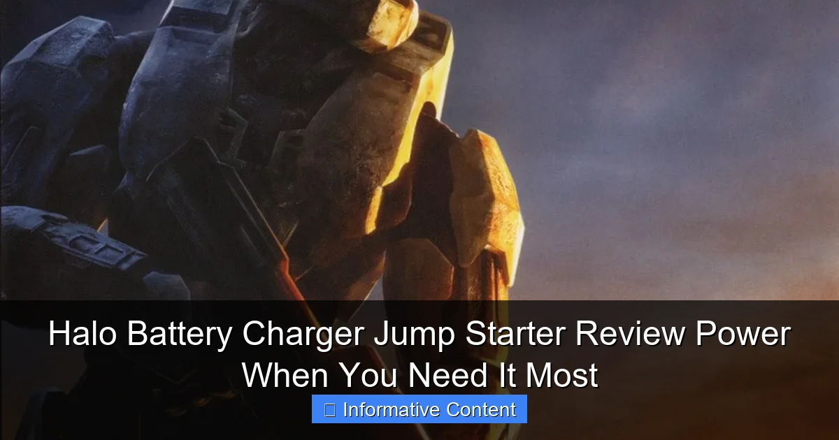 Halo Battery Charger Jump Starter Review Power When You Need It Most