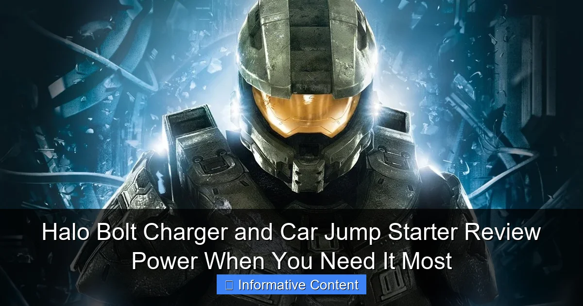 Halo Bolt Charger and Car Jump Starter Review Power When You Need It Most
