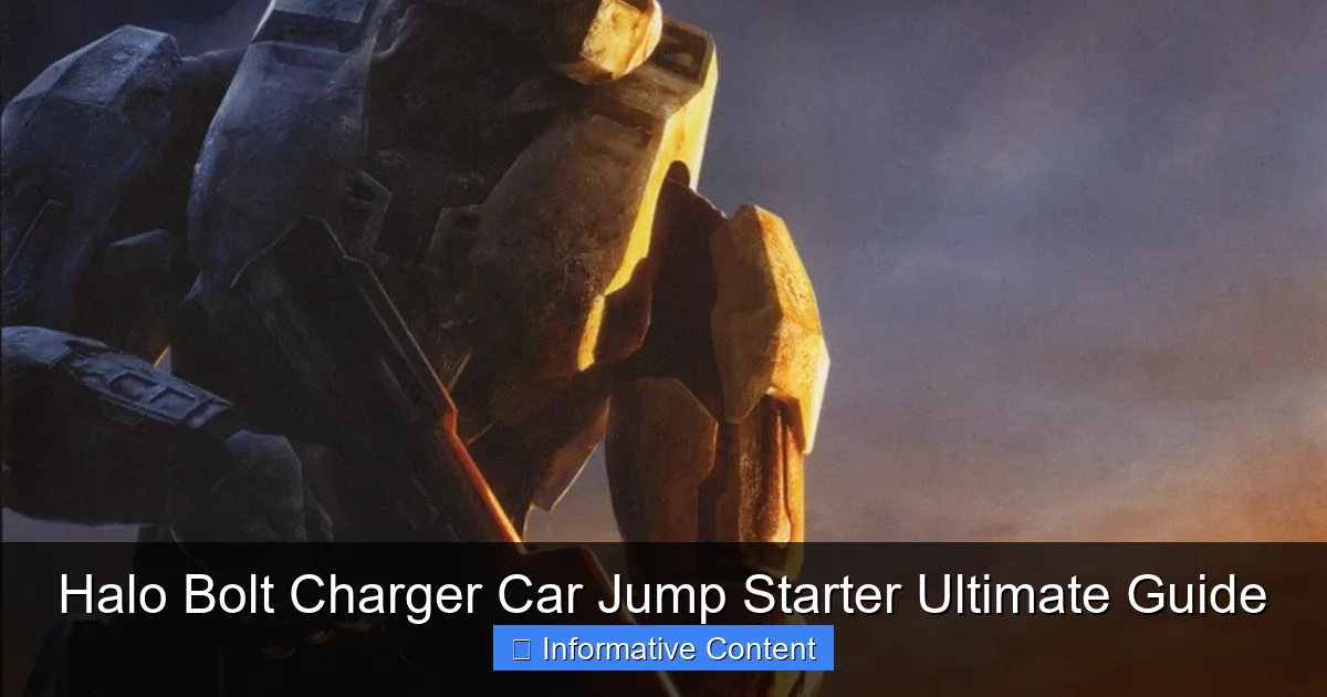 Halo Bolt Charger Car Jump Starter Ultimate Guide