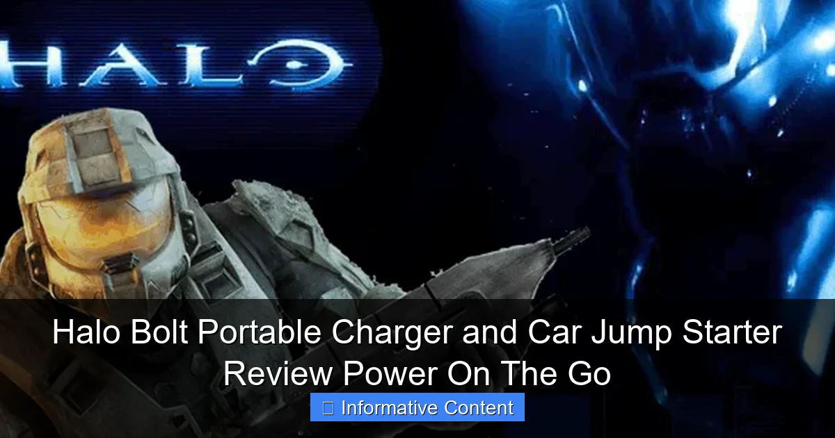 Halo Bolt Portable Charger and Car Jump Starter Review Power On The Go