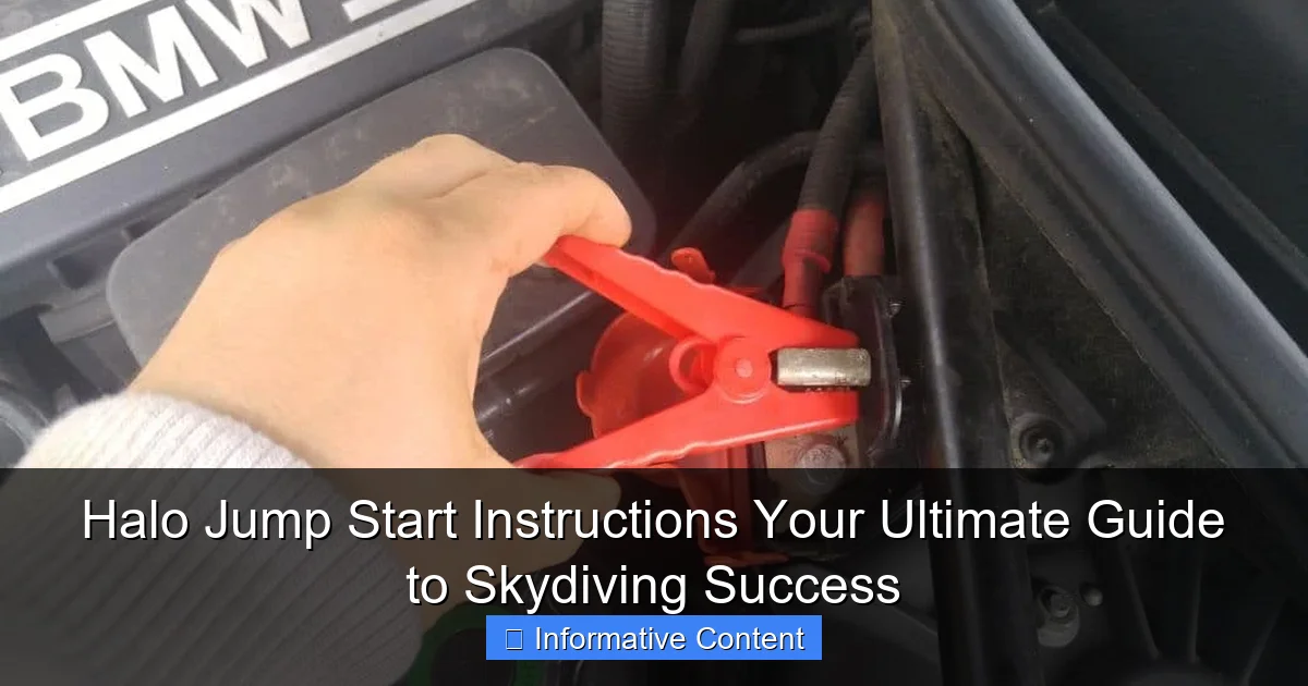 Halo Jump Start Instructions Your Ultimate Guide to Skydiving Success