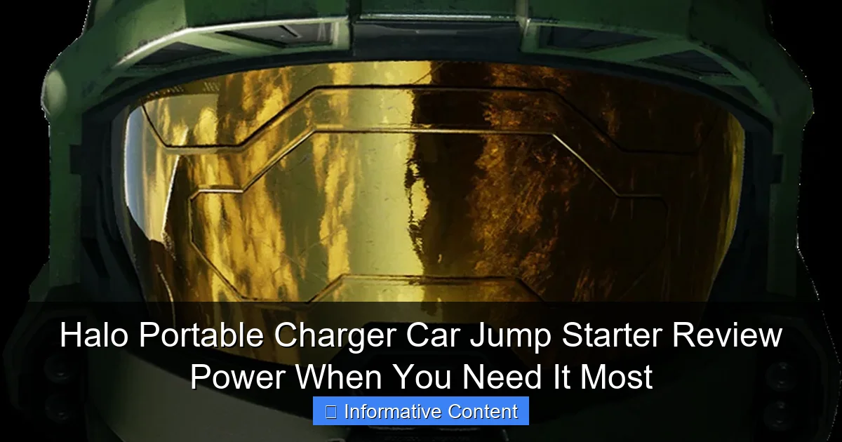 Halo Portable Charger Car Jump Starter Review Power When You Need It Most