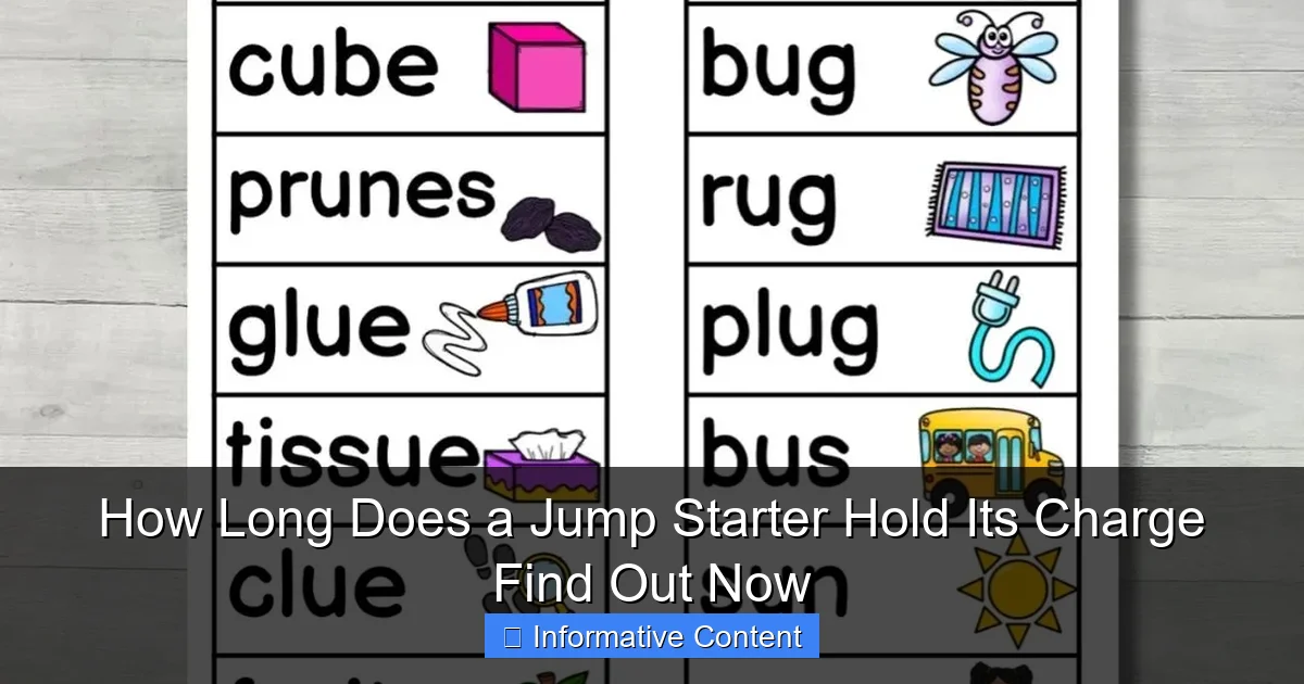 How Long Does a Jump Starter Hold Its Charge Find Out Now