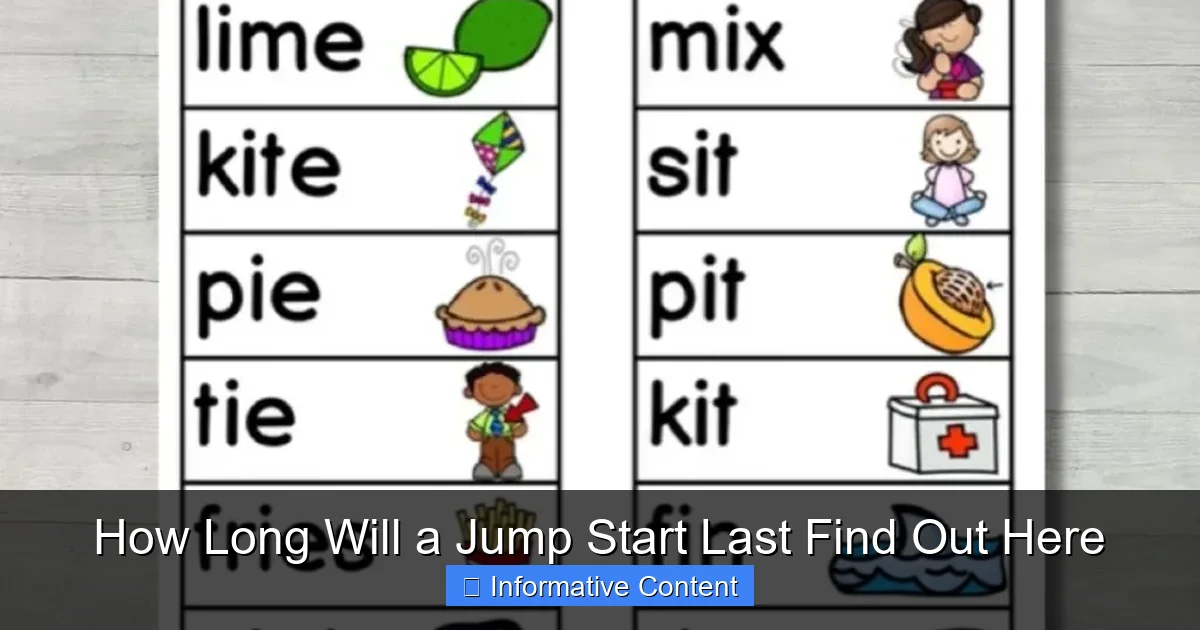 How Long Will a Jump Start Last Find Out Here