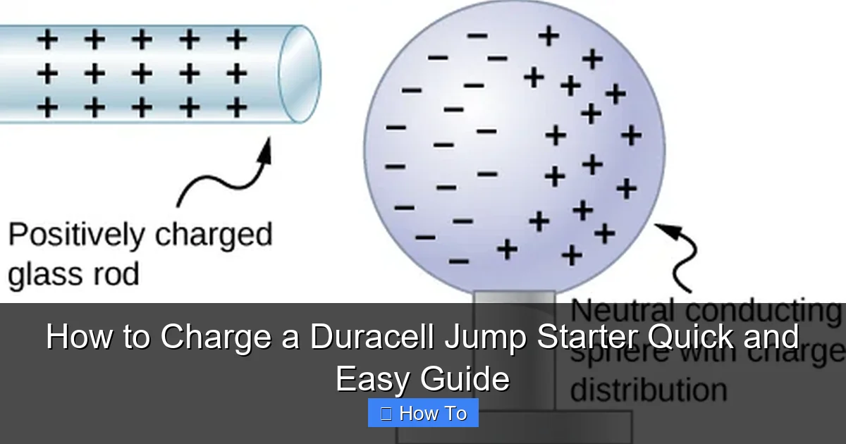 How to Charge a Duracell Jump Starter Quick and Easy Guide