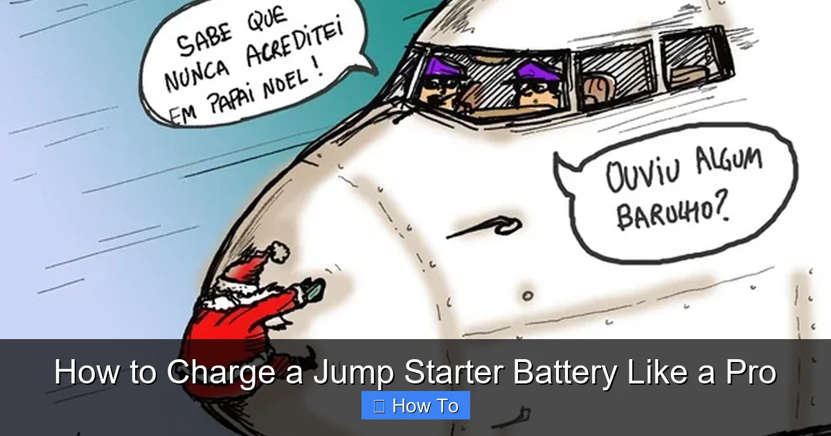 How to Charge a Jump Starter Battery Like a Pro