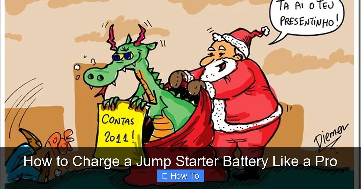 How to Charge a Jump Starter Battery Like a Pro