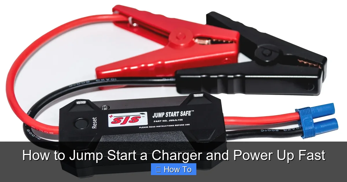 How to Jump Start a Charger and Power Up Fast