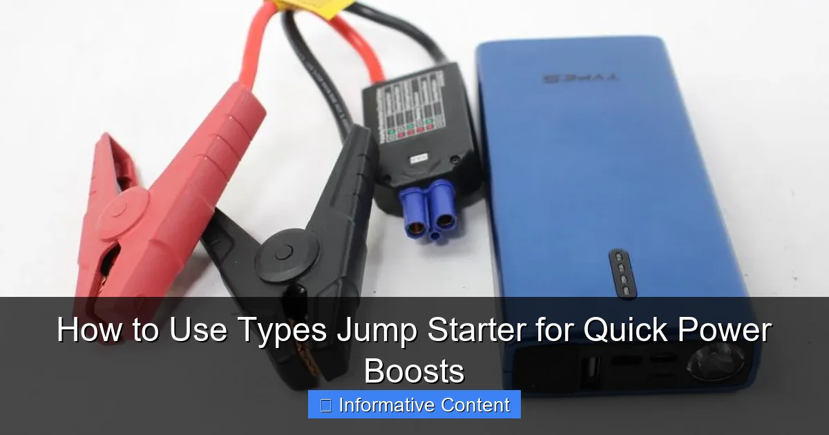 How to Use Types Jump Starter for Quick Power Boosts