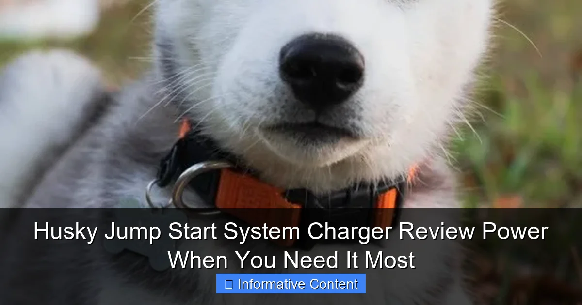 Husky Jump Start System Charger Review Power When You Need It Most
