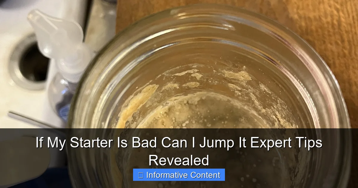 If My Starter Is Bad Can I Jump It Expert Tips Revealed