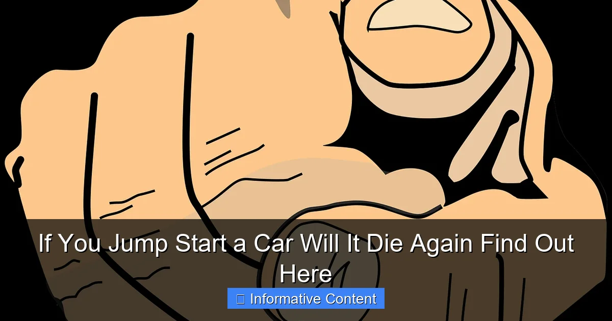 If You Jump Start a Car Will It Die Again Find Out Here