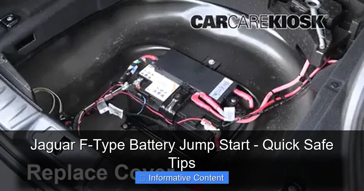 Jaguar F-Type Battery Jump Start - Quick Safe Tips