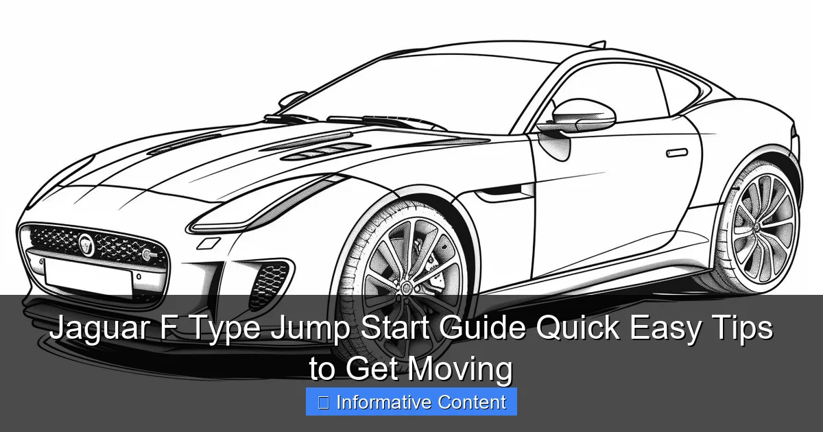 Jaguar F Type Jump Start Guide Quick Easy Tips to Get Moving