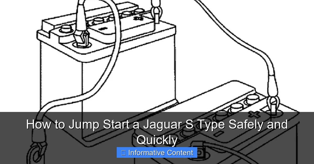 How to Jump Start a Jaguar S Type Safely and Quickly