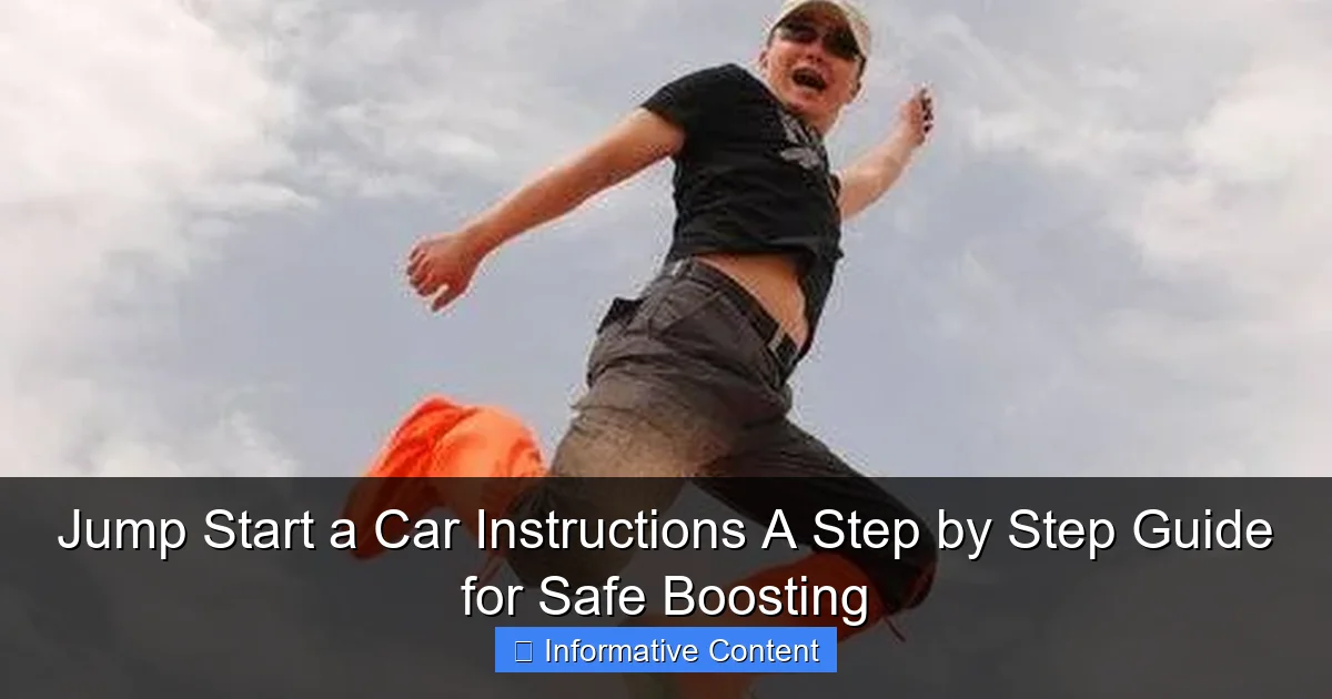 Jump Start a Car Instructions A Step by Step Guide for Safe Boosting