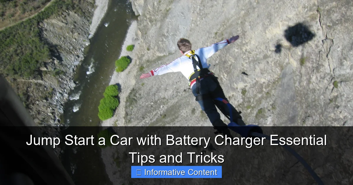 Jump Start a Car with Battery Charger Essential Tips and Tricks