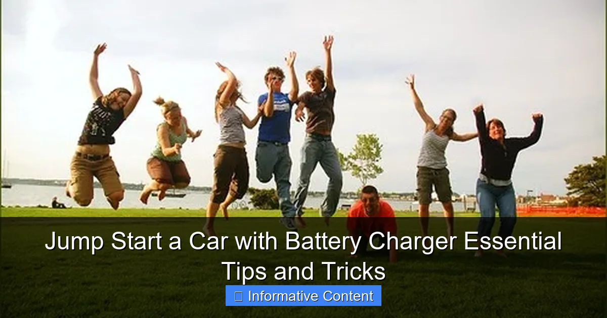 Jump Start a Car with Battery Charger Essential Tips and Tricks