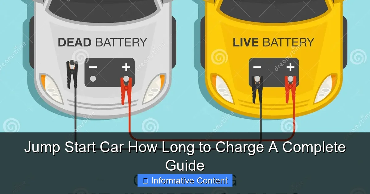 Jump Start Car How Long to Charge A Complete Guide