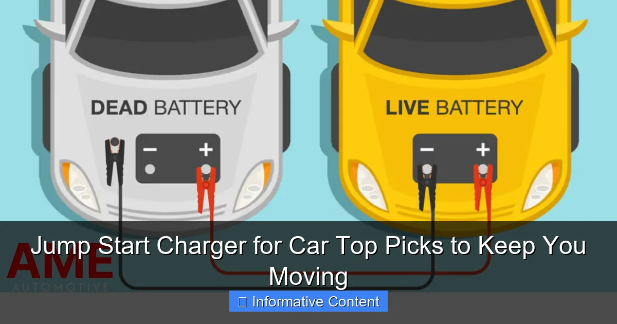 Jump Start Charger for Car Top Picks to Keep You Moving