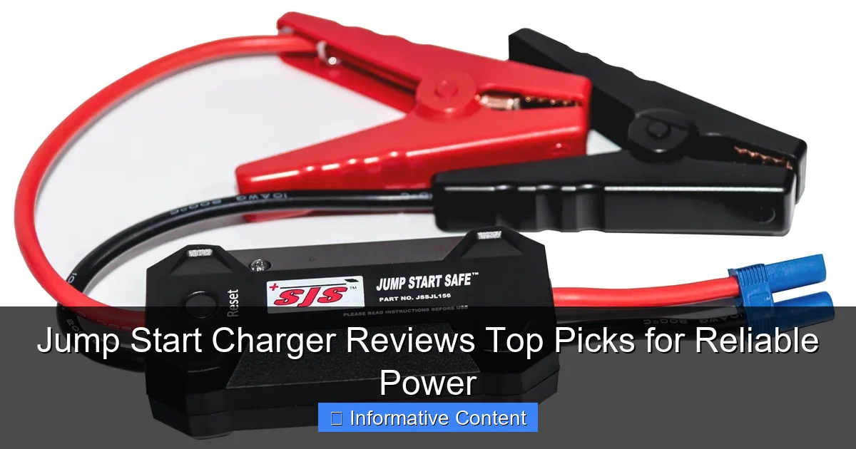 Jump Start Charger Reviews Top Picks for Reliable Power